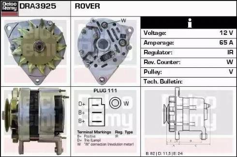 Remy DRA3925 - Alternatore autozon.pro