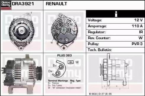 Remy DRA3921 - Alternatore autozon.pro