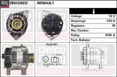 Remy DRA3922 - Alternatore autozon.pro