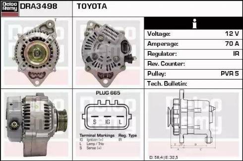 Remy DRA3498 - Alternatore autozon.pro