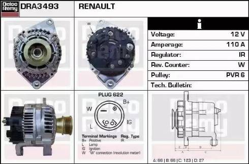 Remy DRA3493 - Alternatore autozon.pro