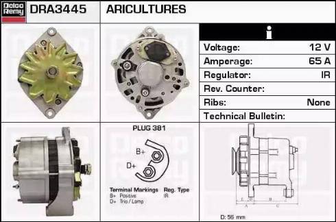 Remy DRA3445 - Alternatore autozon.pro