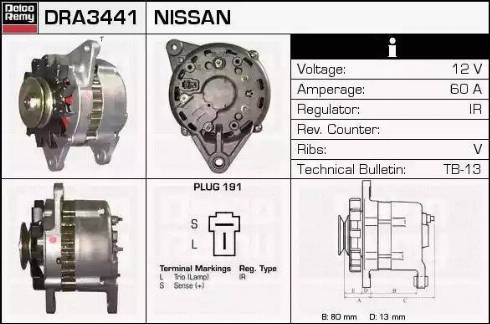 Remy DRA3441 - Alternatore autozon.pro