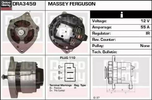 Remy DRA3459 - Alternatore autozon.pro