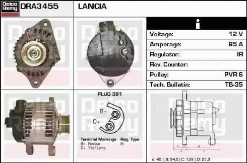 Remy DRA3455 - Alternatore autozon.pro