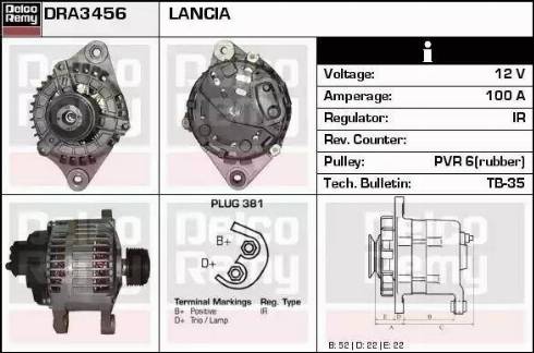 Remy DRA3456 - Alternatore autozon.pro