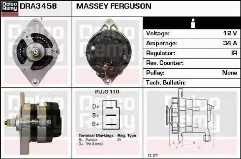 Remy DRA3458 - Alternatore autozon.pro