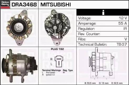 Remy DRA3468 - Alternatore autozon.pro