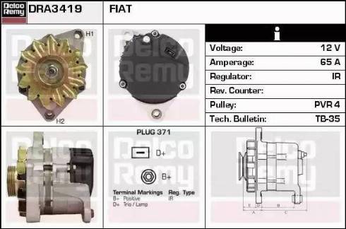 Remy DRA3419 - Alternatore autozon.pro