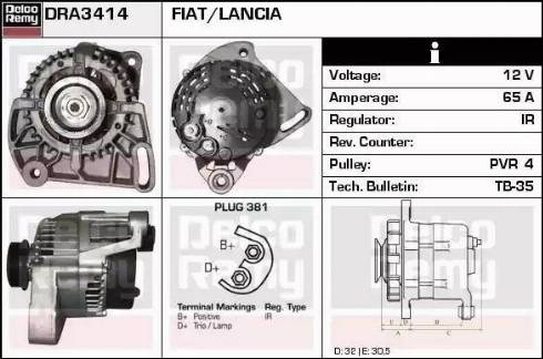 Remy DRA3414 - Alternatore autozon.pro