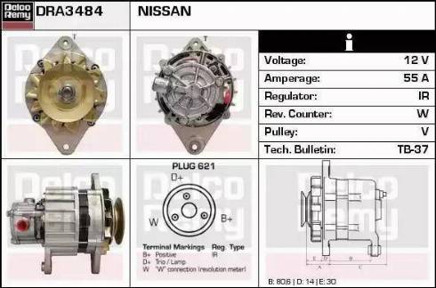 Remy DRA3484 - Alternatore autozon.pro