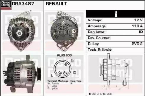 Remy DRA3487 - Alternatore autozon.pro