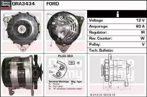 Remy DRA3434 - Alternatore autozon.pro