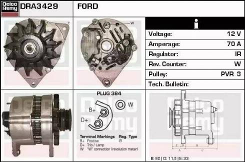 Remy DRA3429 - Alternatore autozon.pro