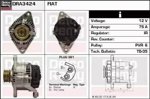 Remy DRA3424 - Alternatore autozon.pro