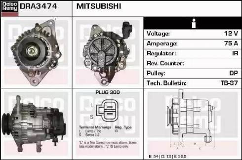 Remy DRA3474 - Alternatore autozon.pro