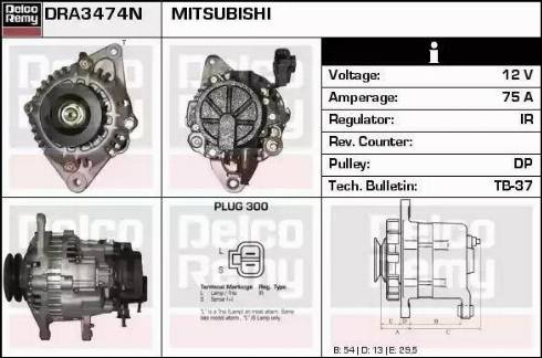 Remy DRA3474N - Alternatore autozon.pro