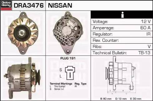 Remy DRA3476 - Alternatore autozon.pro