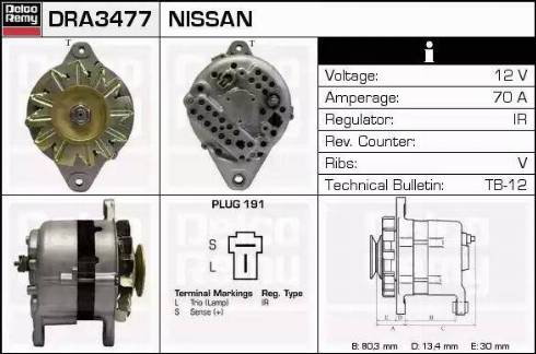 Remy DRA3477 - Alternatore autozon.pro