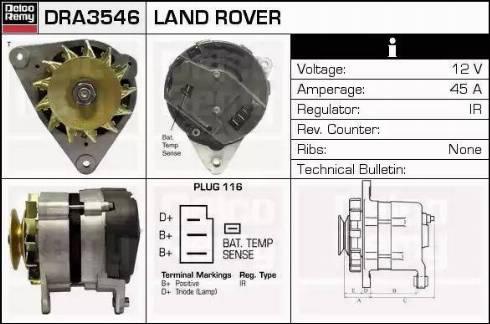 Remy DRA3546 - Alternatore autozon.pro