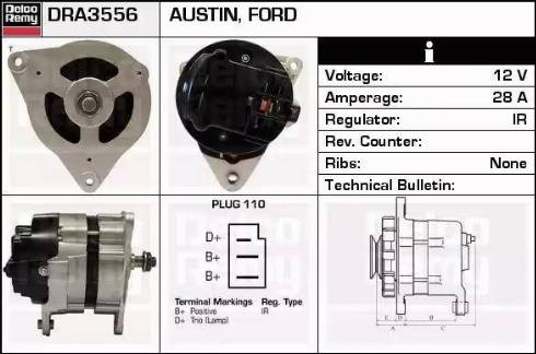 Remy DRA3556 - Alternatore autozon.pro