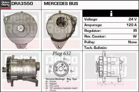 Remy DRA3550 - Alternatore autozon.pro