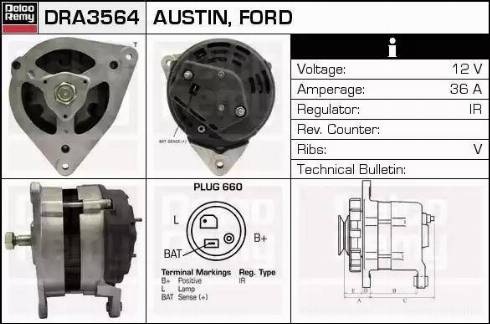 Remy DRA3564 - Alternatore autozon.pro