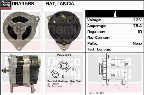 Remy DRA3568 - Alternatore autozon.pro