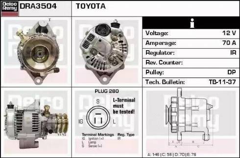 Remy DRA3504N - Alternatore autozon.pro