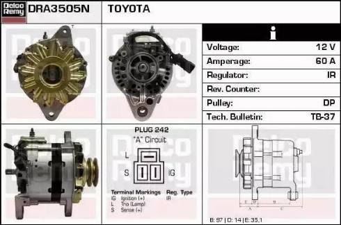 Remy DRA3505 - Alternatore autozon.pro