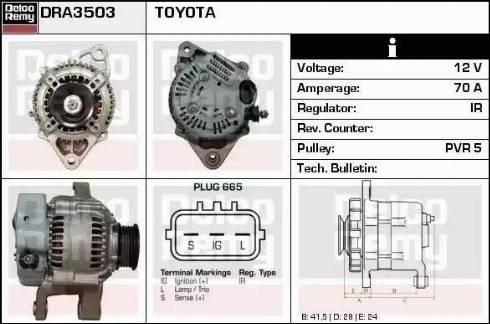 Remy DRA3503 - Alternatore autozon.pro