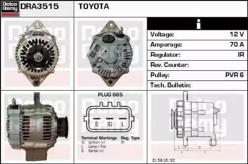 Remy DRA3515 - Alternatore autozon.pro