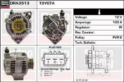 Remy DRA3513 - Alternatore autozon.pro