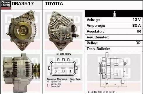 Remy DRA3517 - Alternatore autozon.pro