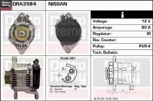 Remy DRA3584 - Alternatore autozon.pro