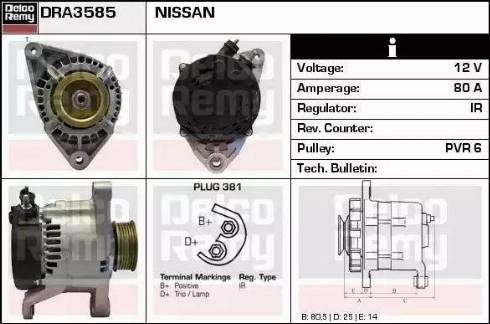 Remy DRA3585 - Alternatore autozon.pro