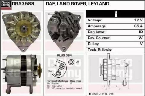 Remy DRA3588 - Alternatore autozon.pro