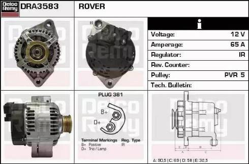 Remy DRA3583 - Alternatore autozon.pro