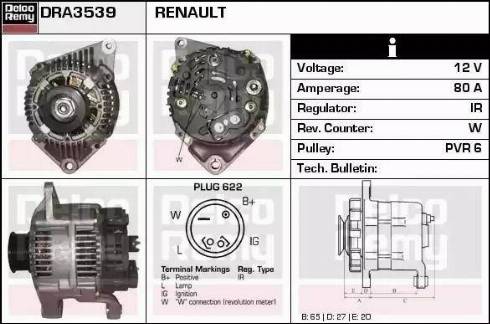 Remy DRA3539 - Alternatore autozon.pro