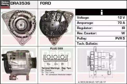 Remy DRA3536 - Alternatore autozon.pro