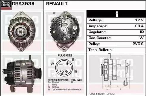 Remy DRA3538 - Alternatore autozon.pro