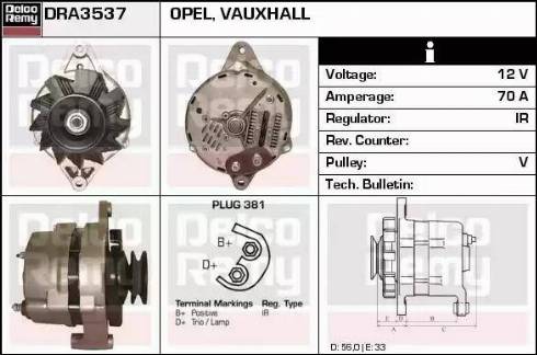 Remy DRA3537 - Alternatore autozon.pro