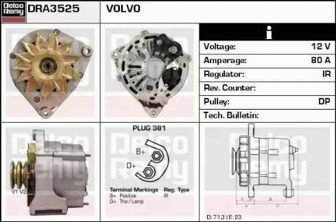 Remy DRA3525 - Alternatore autozon.pro