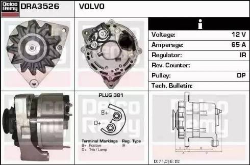 Remy DRA3526 - Alternatore autozon.pro