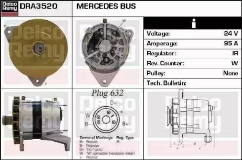 Remy DRA3520 - Alternatore autozon.pro