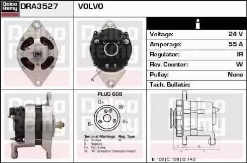 Remy DRA3527 - Alternatore autozon.pro