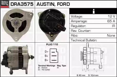 Remy DRA3575 - Alternatore autozon.pro