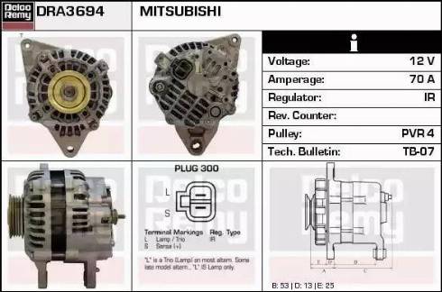 Remy DRA3694 - Alternatore autozon.pro