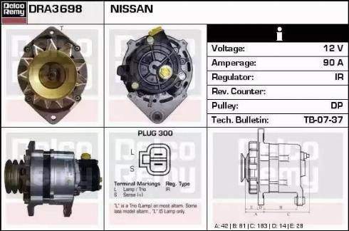 Remy DRA3698 - Alternatore autozon.pro