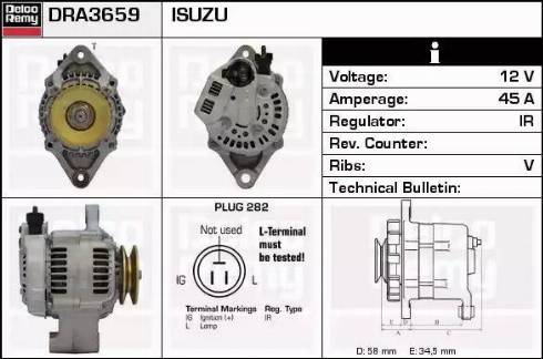 Remy DRA3659 - Alternatore autozon.pro